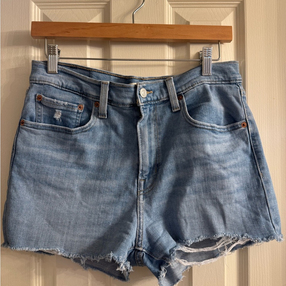 Levi's Light Blue Jean Shorts